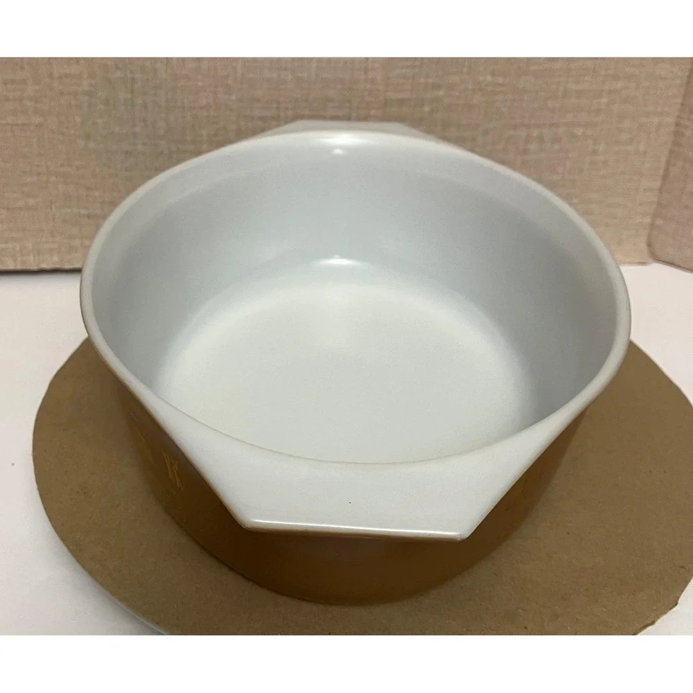 Pyrex Casserole Dish 1.5qt Brown Excellent Early American Gold Eagle 474-B